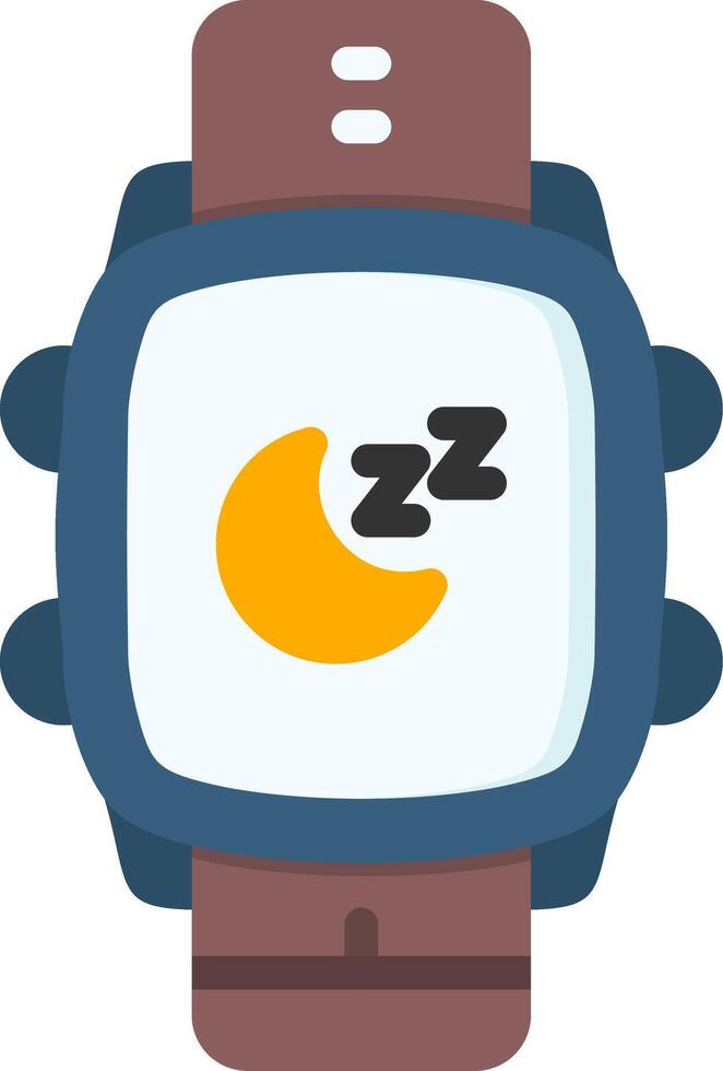 Sleep Icon for Smartwatch Sleep Tracking App vector