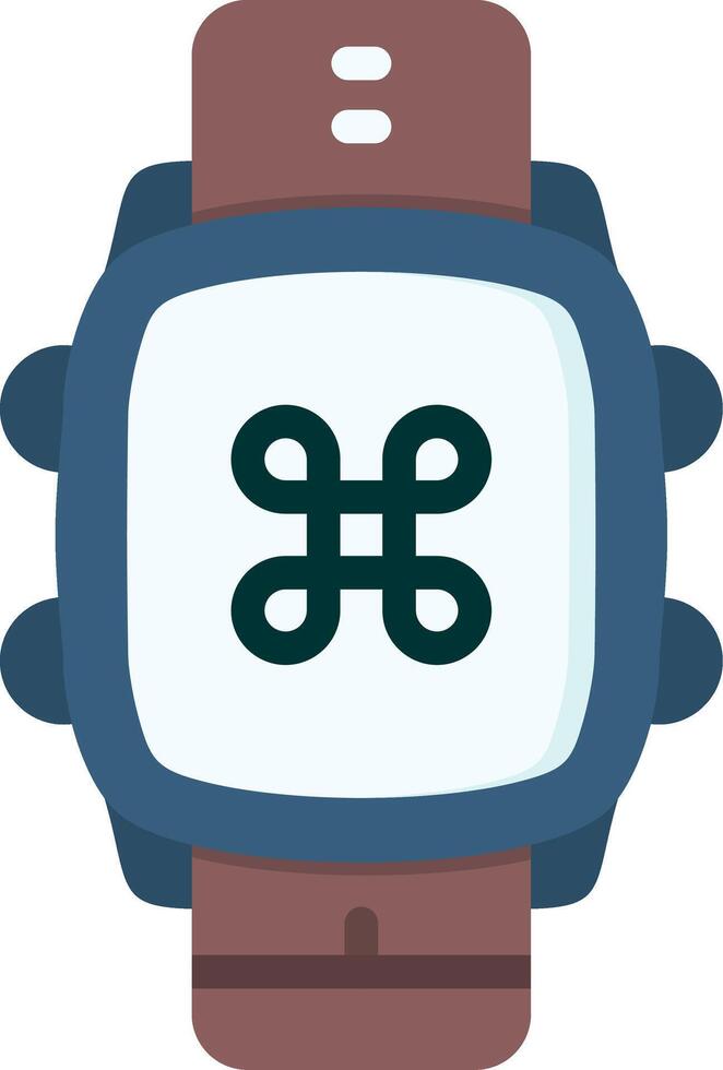 Command Icon in Smartwatch Task or Control Mode vector