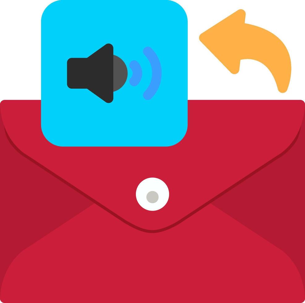 Sound Icon for Email Notification Alert vector
