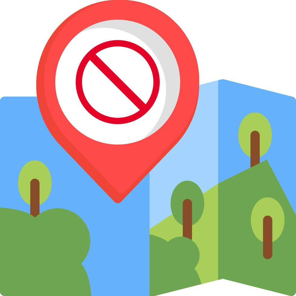 Ban Restricted Location Area vector