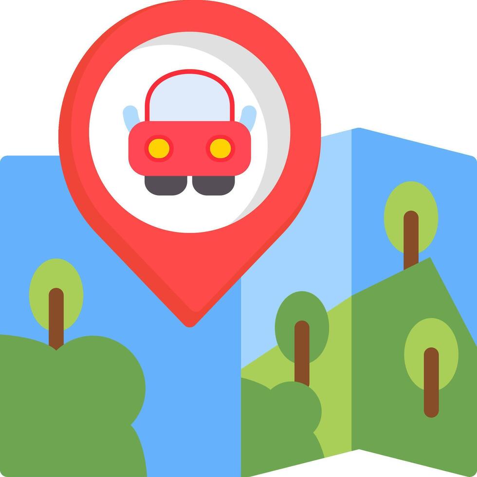 Car Vehicle Navigation Icon vector