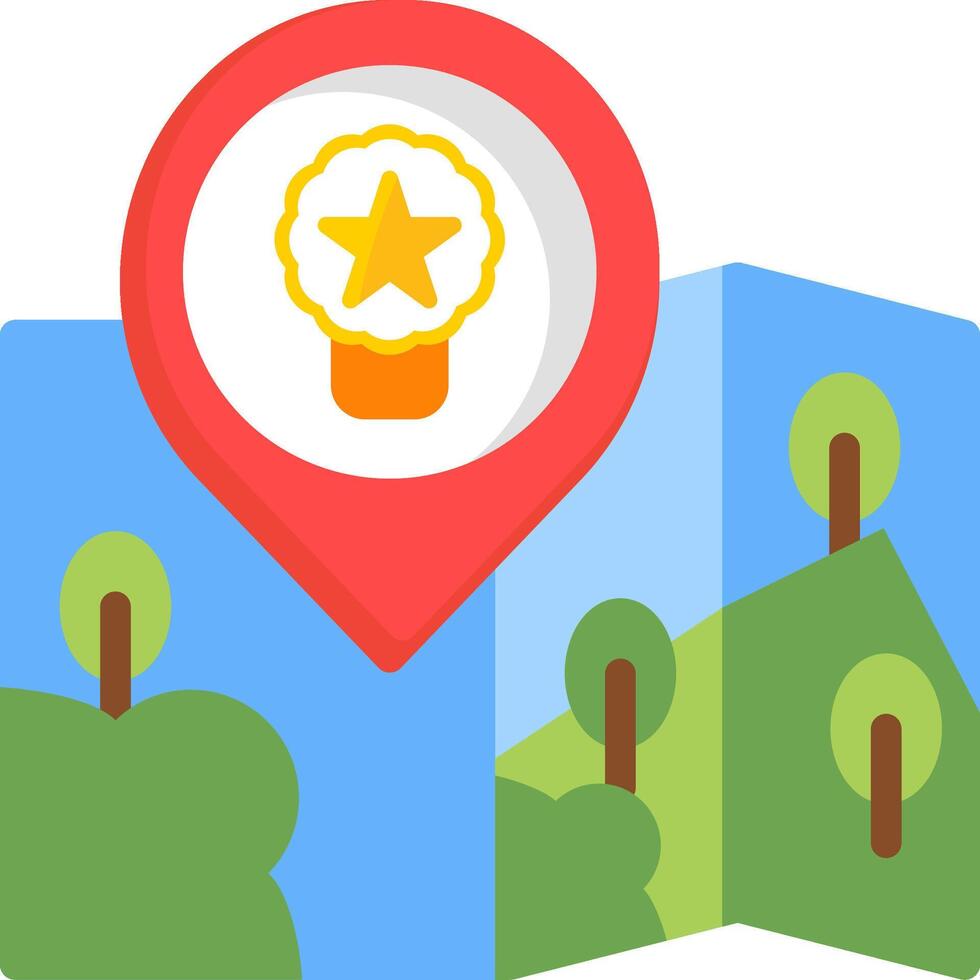 Award Place of Honor Icon vector