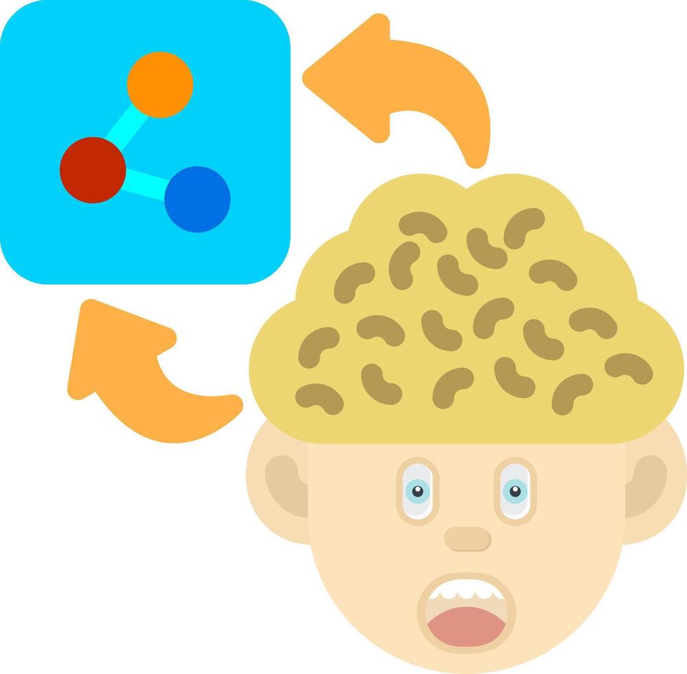 Colourful Share Icon for Idea Distribution vector