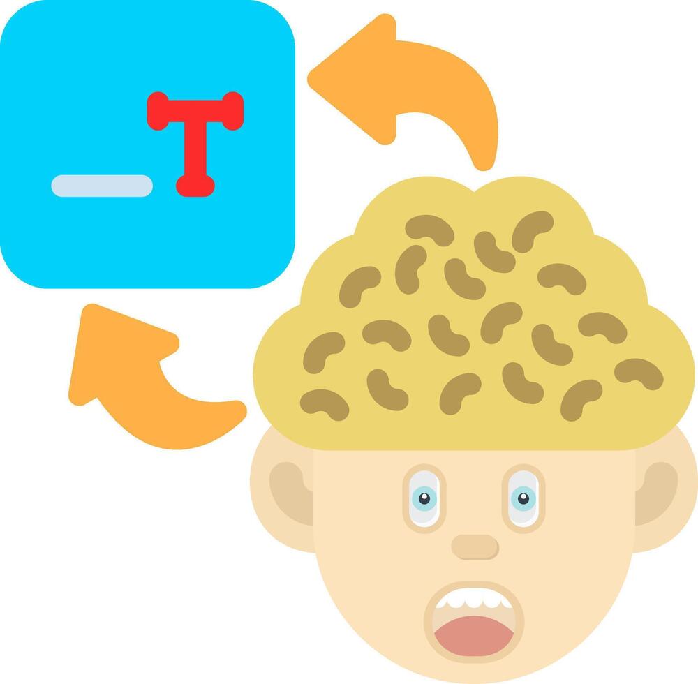 Colourful Type Icon for Expressing Ideas vector