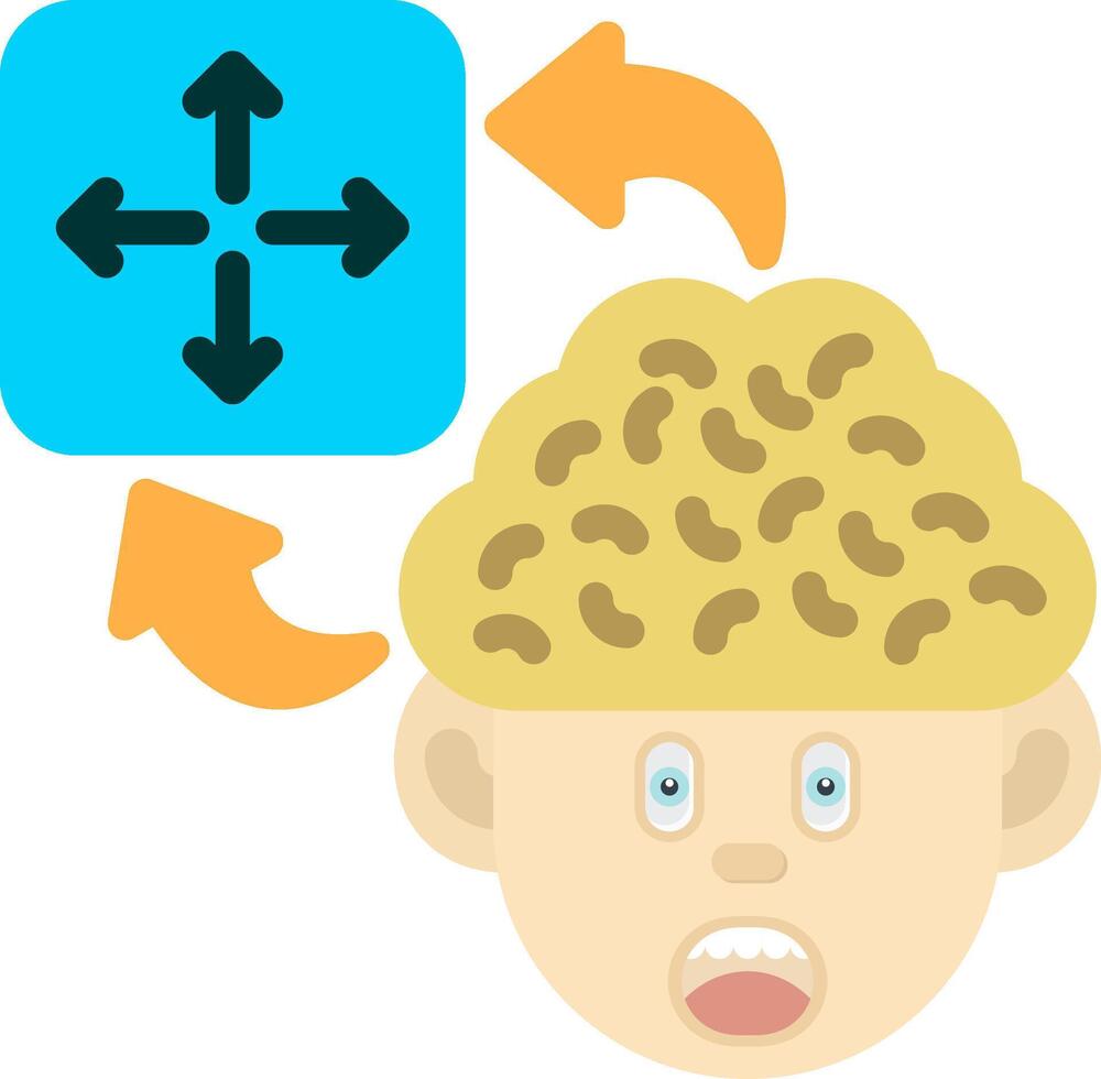 Colourful Move Icon for Shifting Perspectives vector