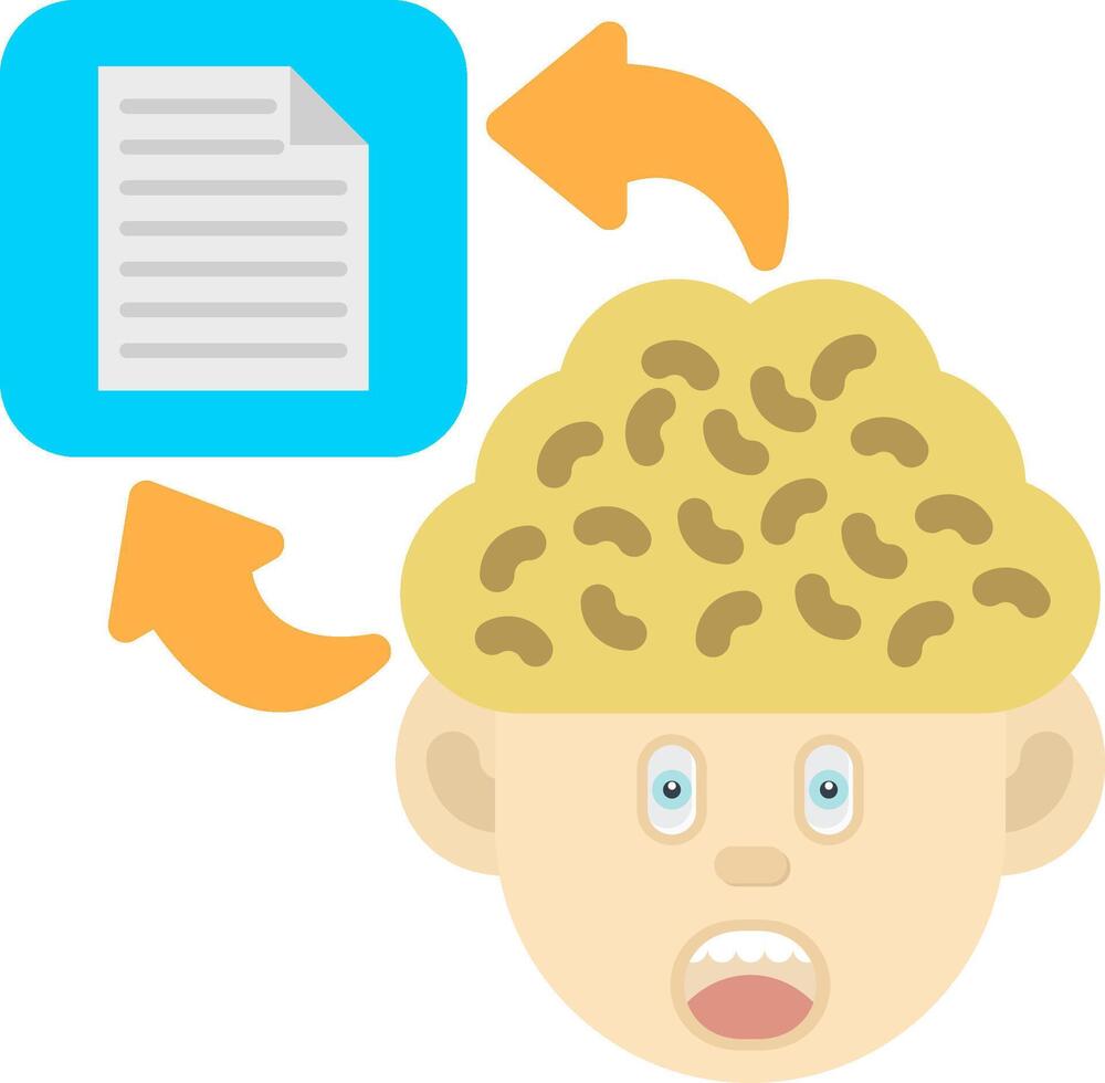 Colourful File Icon for Memory Storage System vector