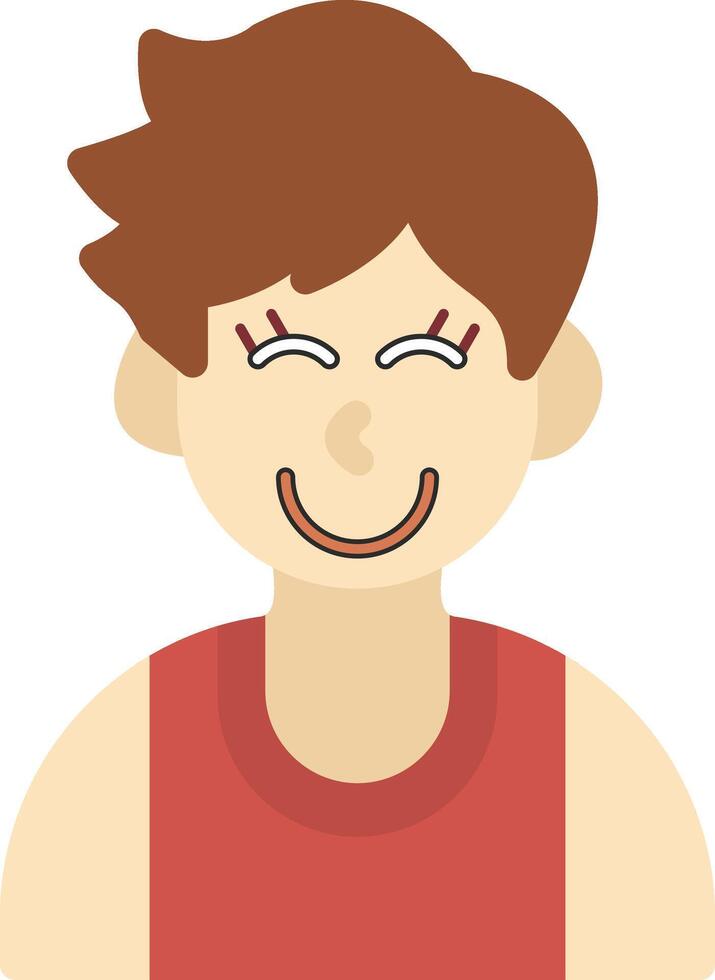 Happiness Emotion Colourful Icon vector