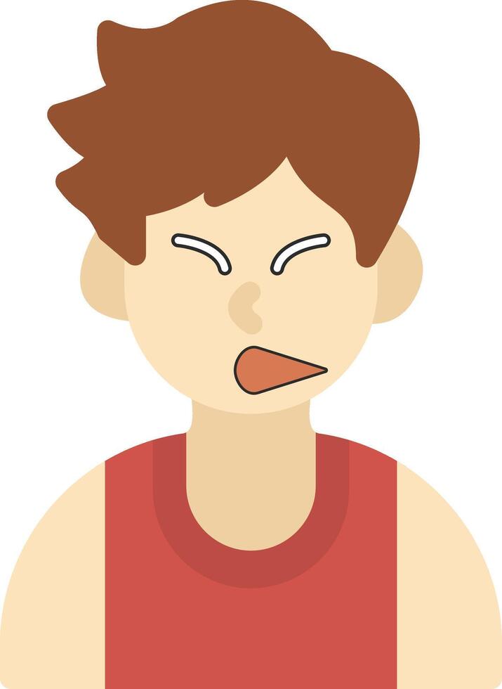 Grimacing Face Cartoon Emoji vector
