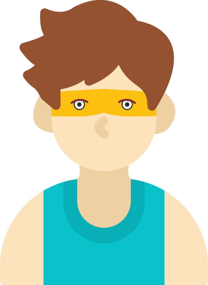 Ninja Boy Mask Emoji vector