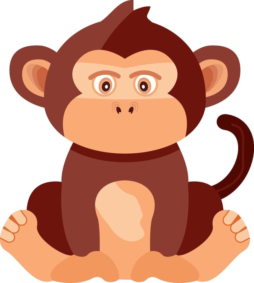 Ninja Monkey with Mask Icon vector