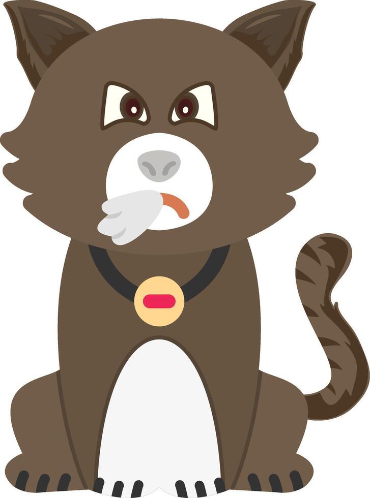 Sneezing Cat Allergy Emoji vector