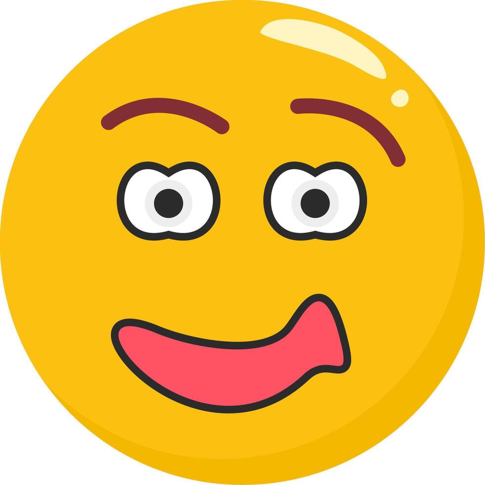 Grinning Face Emoji Colorful vector