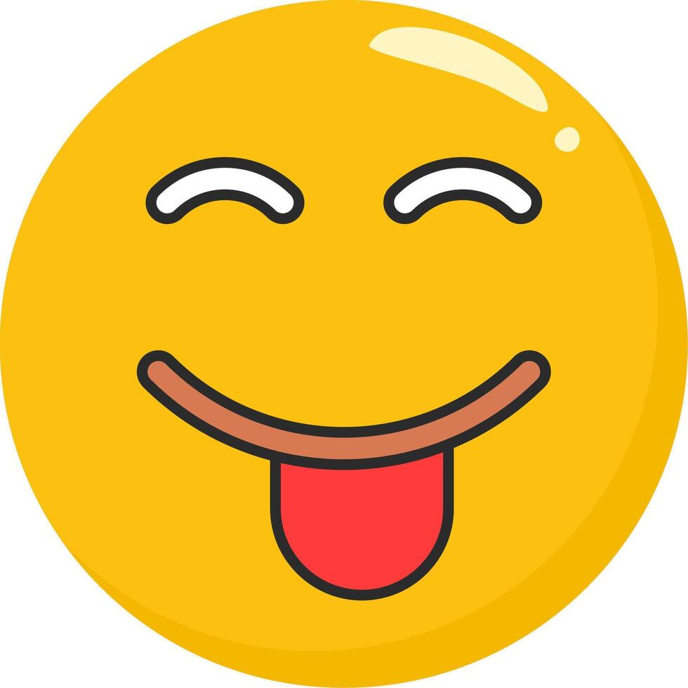 Sweet Face Emoji With Sparkles vector