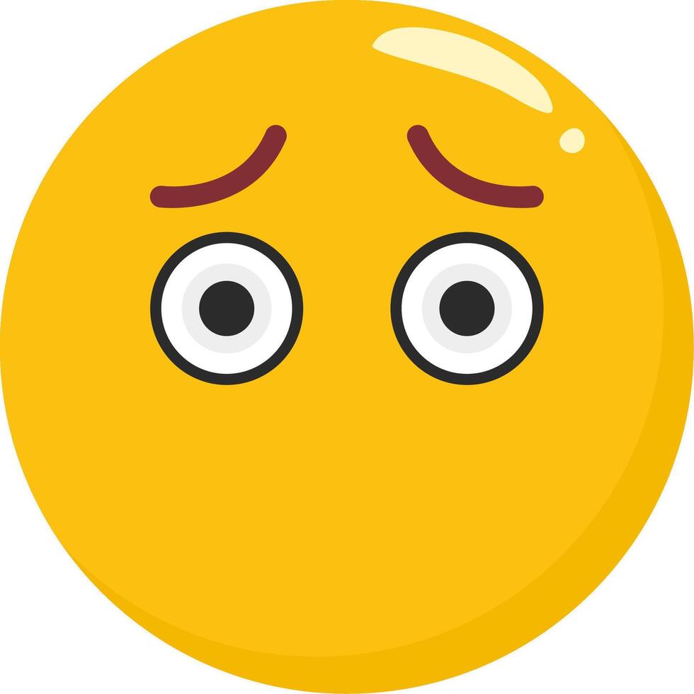 Eyeem Style Emoji Artistic Flat Icon vector