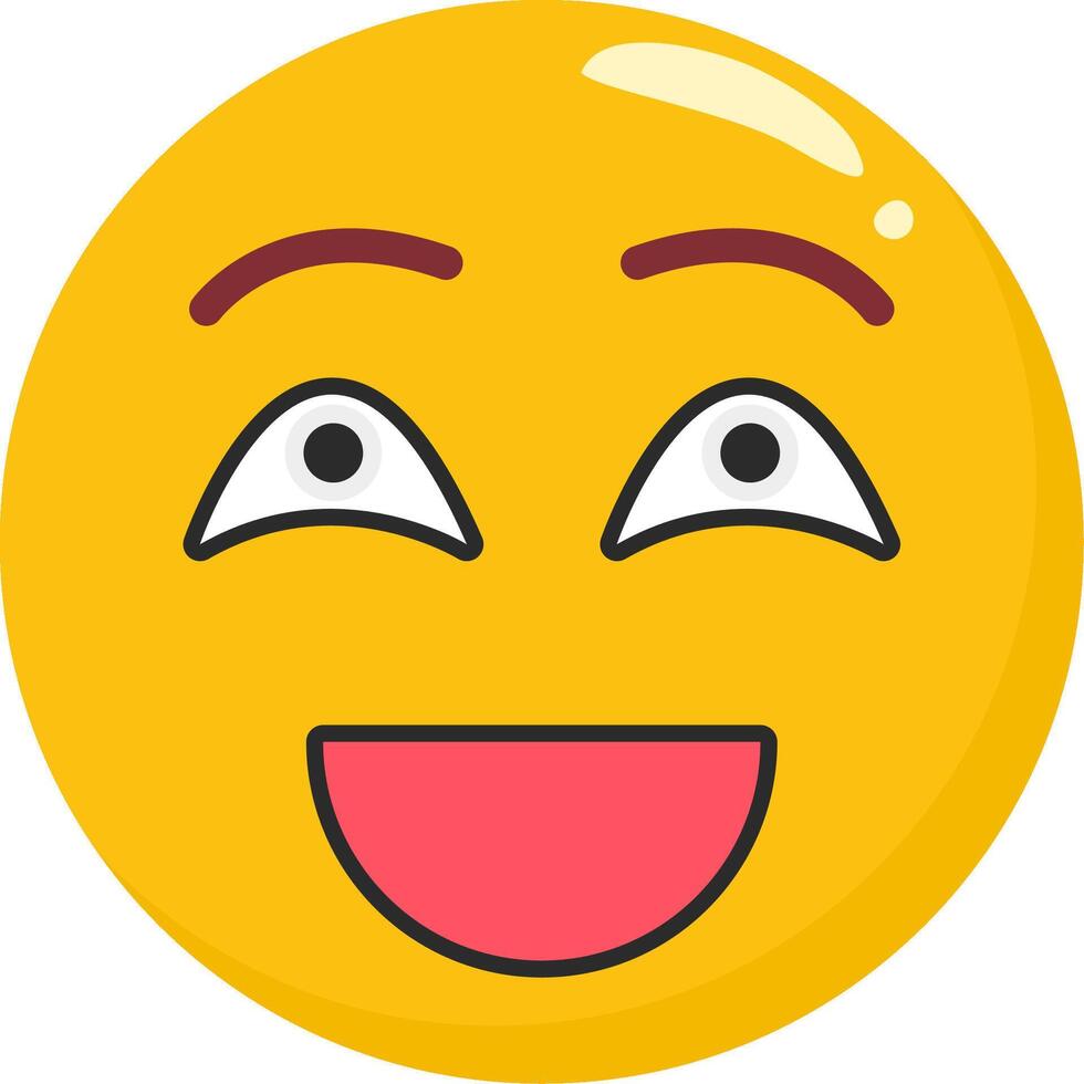 Happy Face Emoji Cute Clipart vector