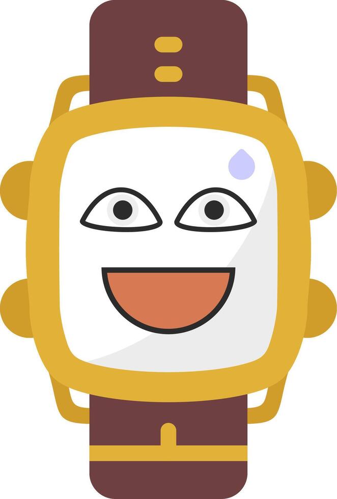 Tired Mood Colorful Dial Icon vector