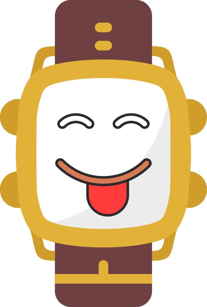 Sweet Expression Watch Dial vector