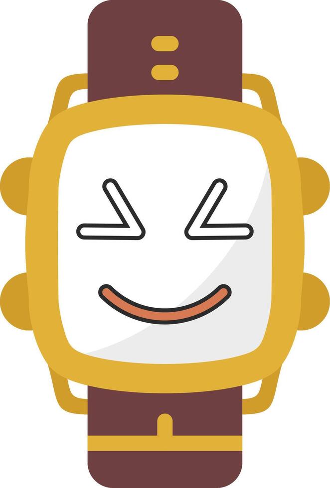 Cute Expression Watch Dial vector