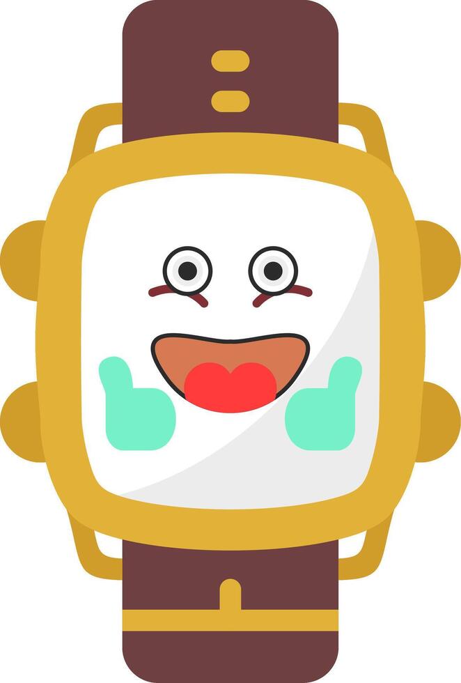 Sportive Watch Dial Mood Art vector