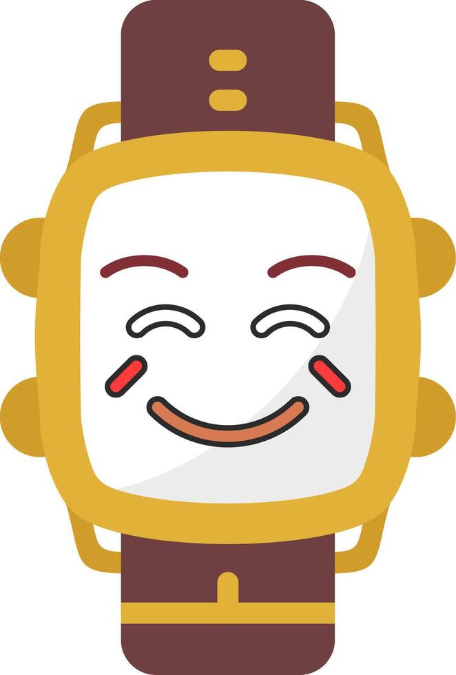 Extreme Joy Watch Dial Icon vector