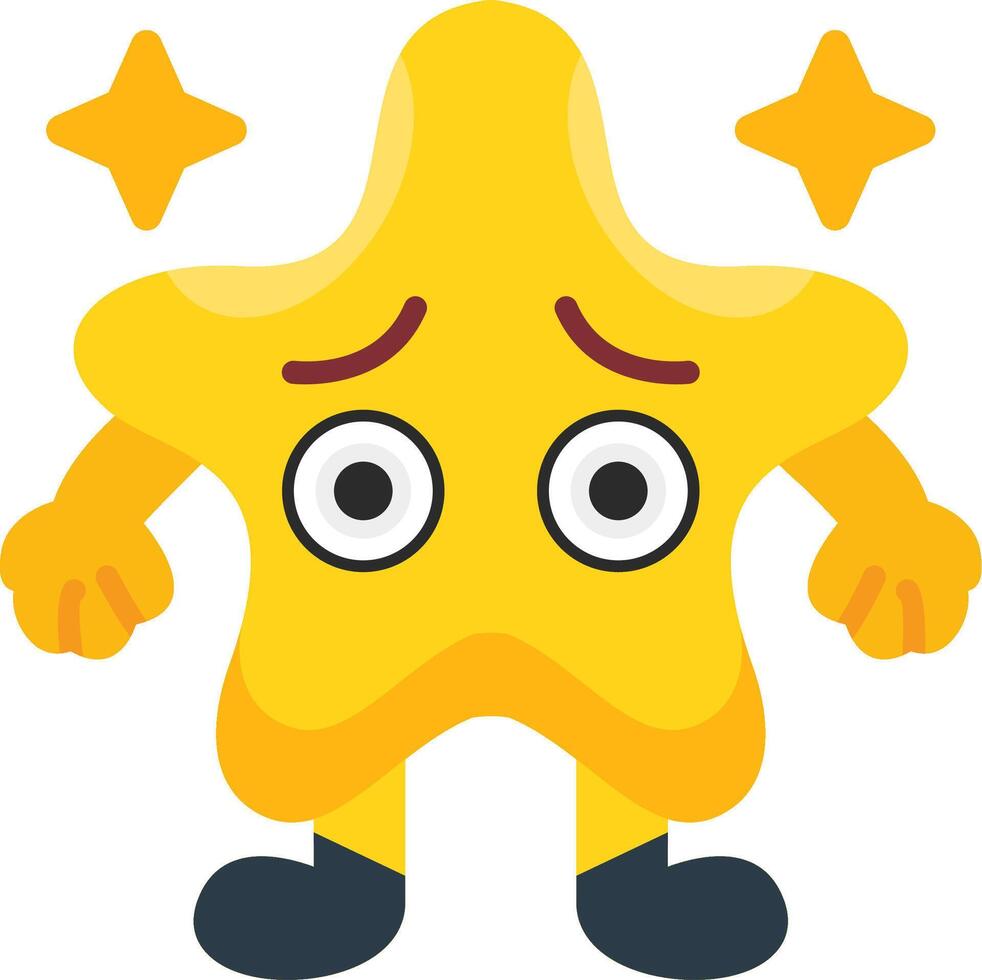 Eyeem Star Mood Colourful Flat Icon Style vector
