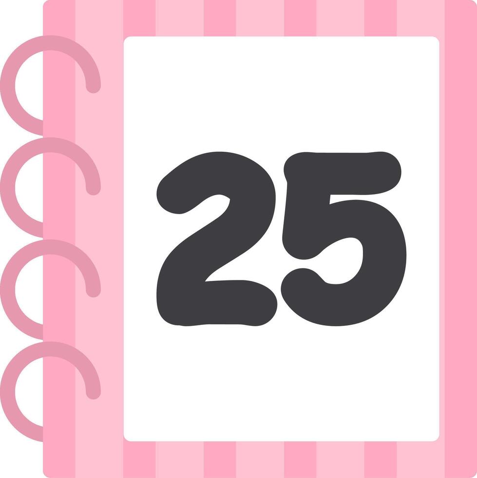 Fun Kids Icon Twenty Five Flat Design vector