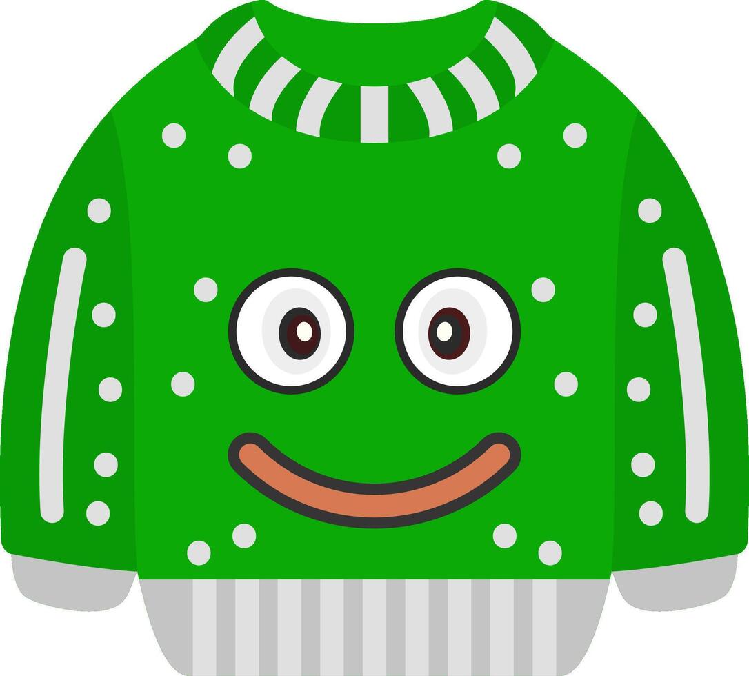 Nerd Glasses Emoji Character Sweatshirt vector