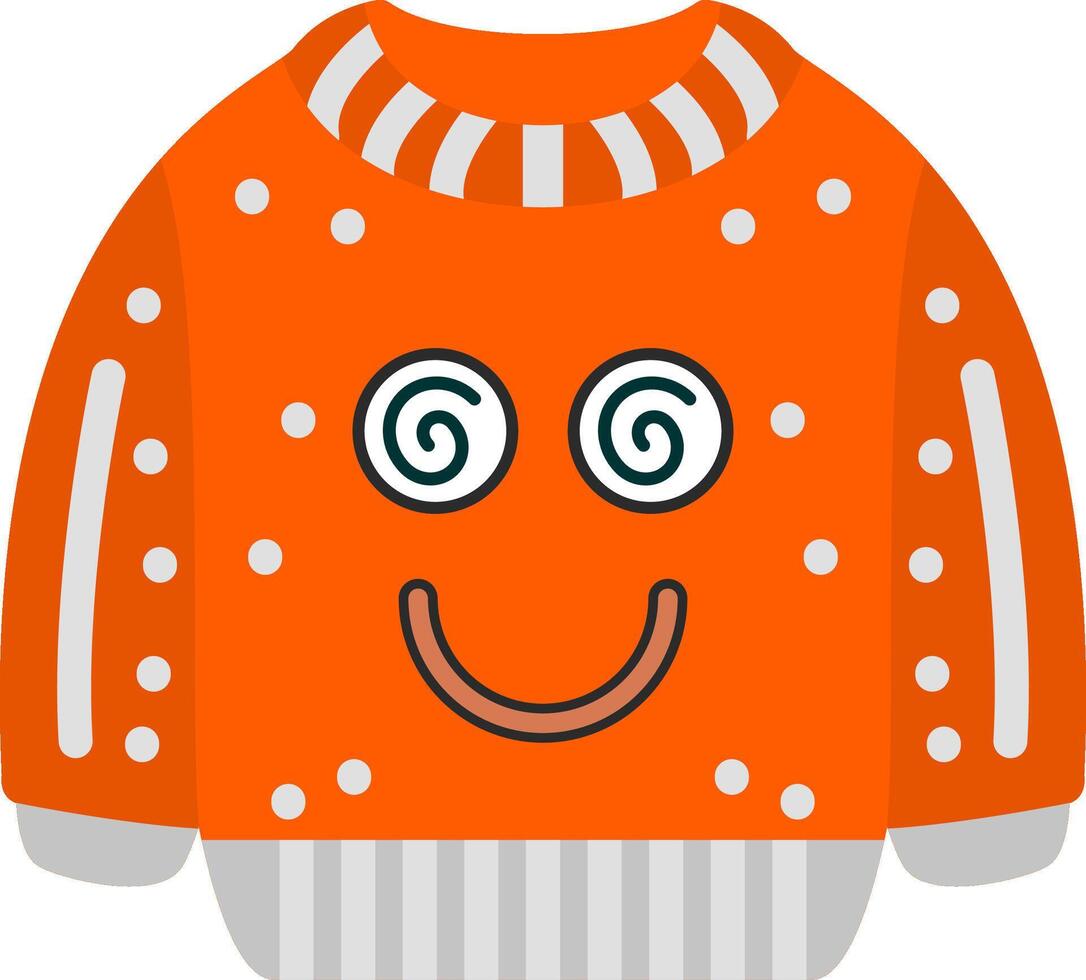 Hypnotized Spiral Eyes Face Emoji Design vector