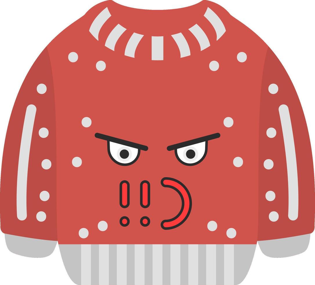 High Pressure Stressed Emoji Face Design vector