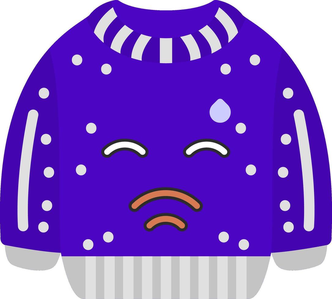 Embarrassed Blush Face Emoji Shy Sweatshirt vector
