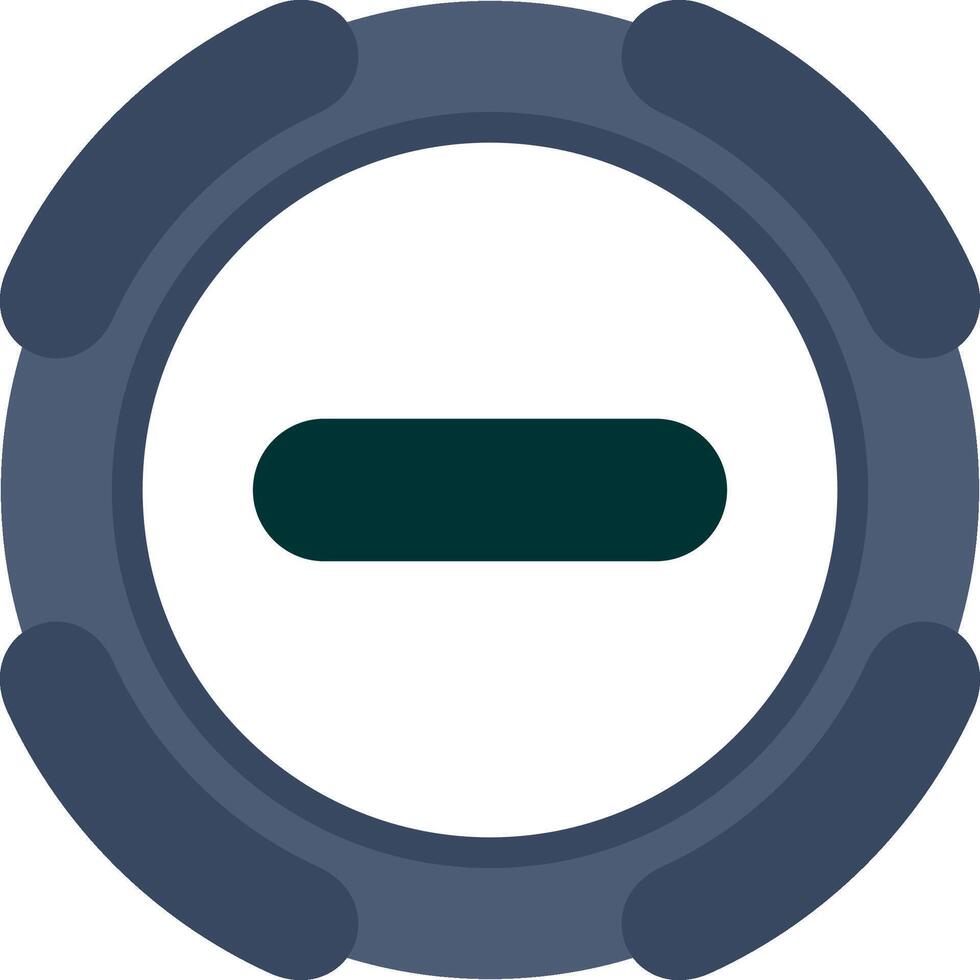Subtract Minus Symbol Colourful vector