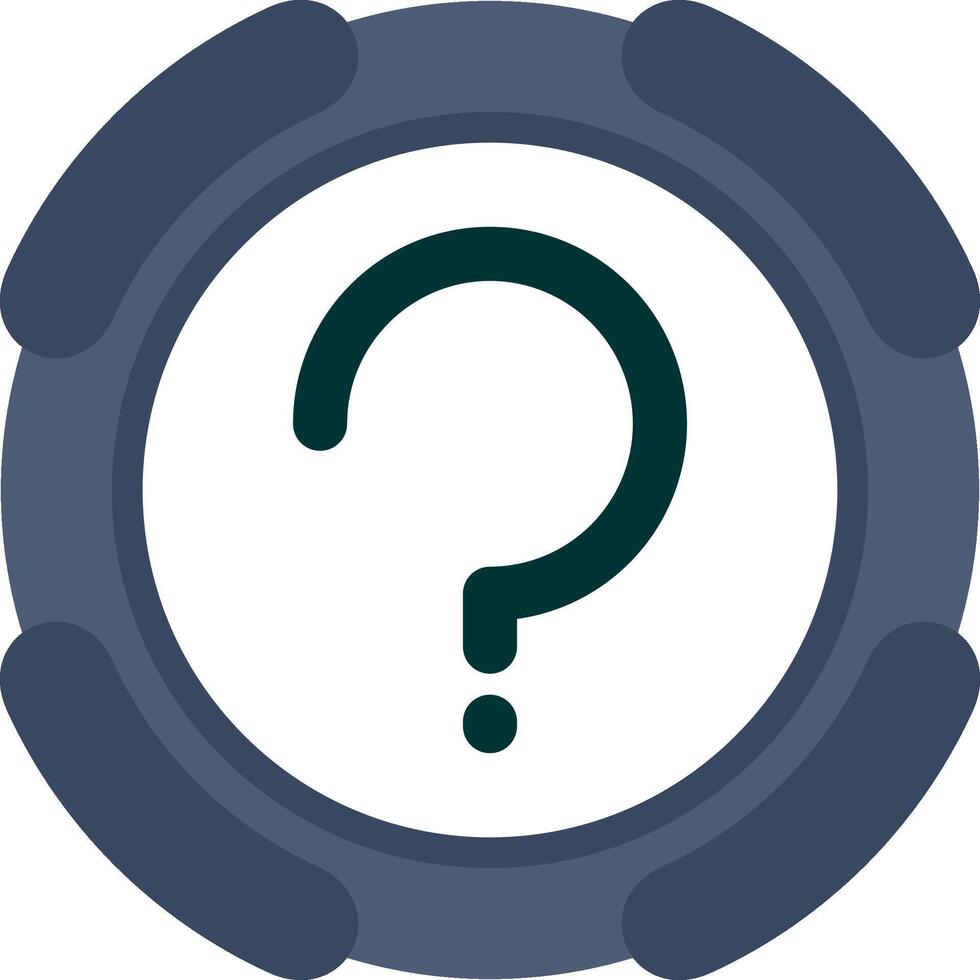 Question Mark Support Icon vector