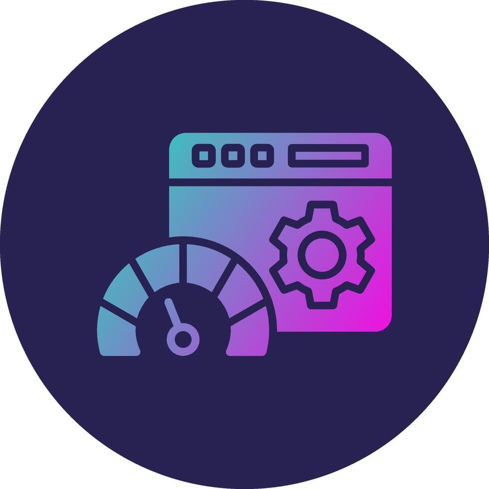 Dashboard High Detail Graphic Shape Design vector