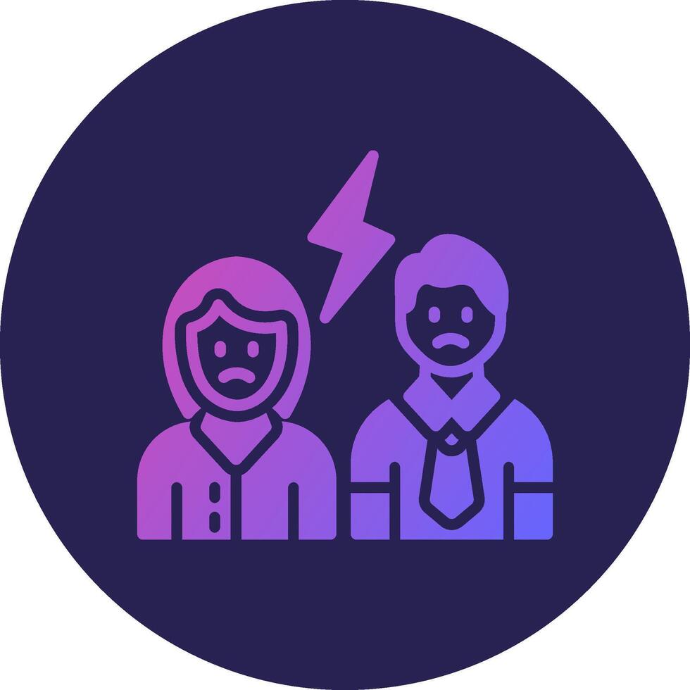 Conflict Web Styled Graphic Design Piece vector
