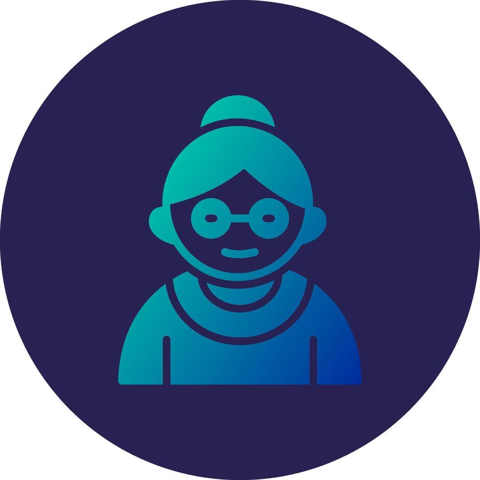 Senior Flat Design Based UI Piece vector