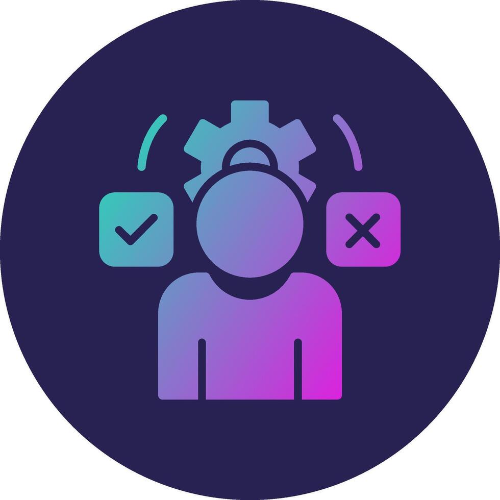 Management Sleek Visual Style Mark Element vector