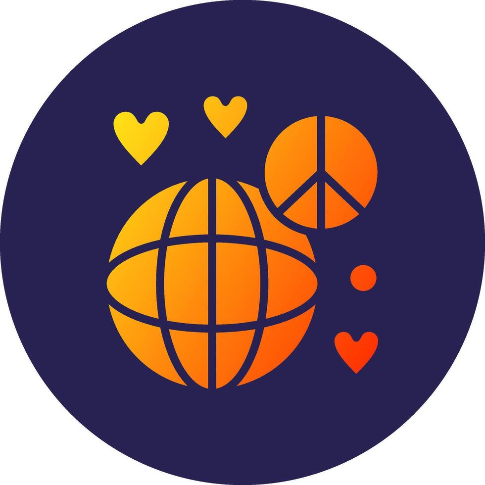 World peace Coded UI Inspired Symbol Design vector