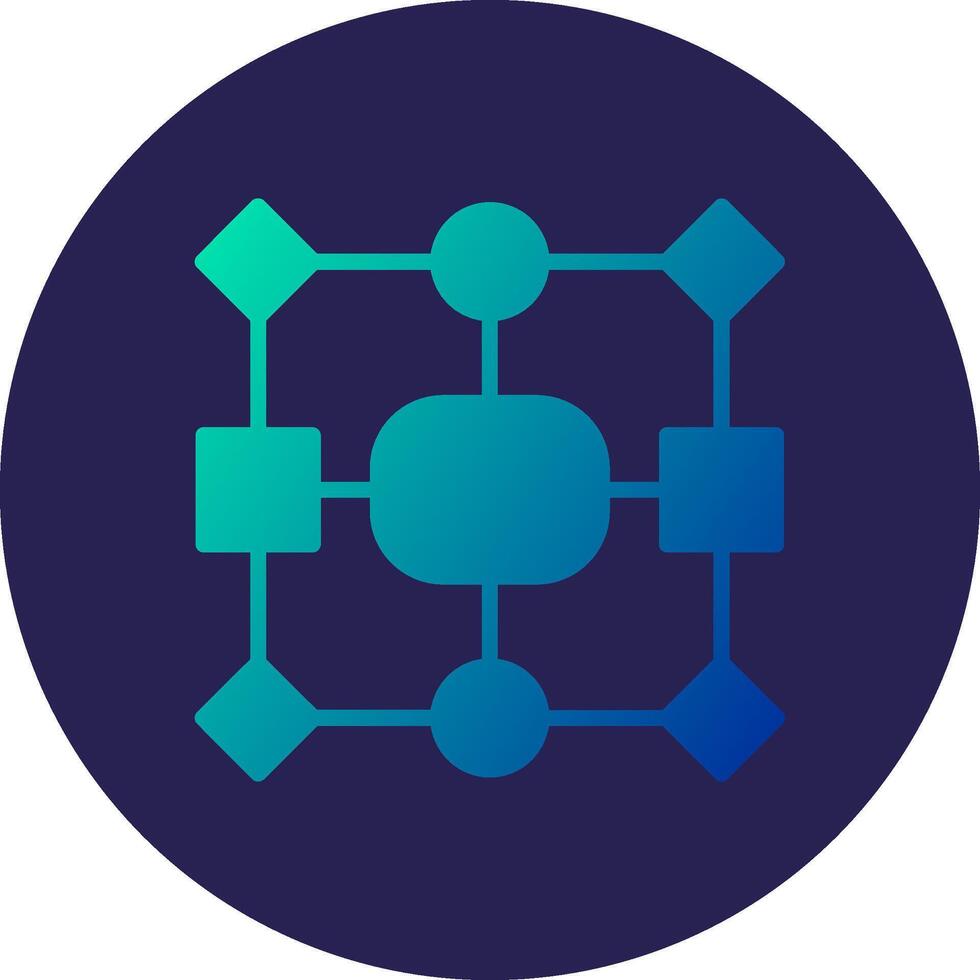 Data model Elegant Shaped Symbolic Design Element vector
