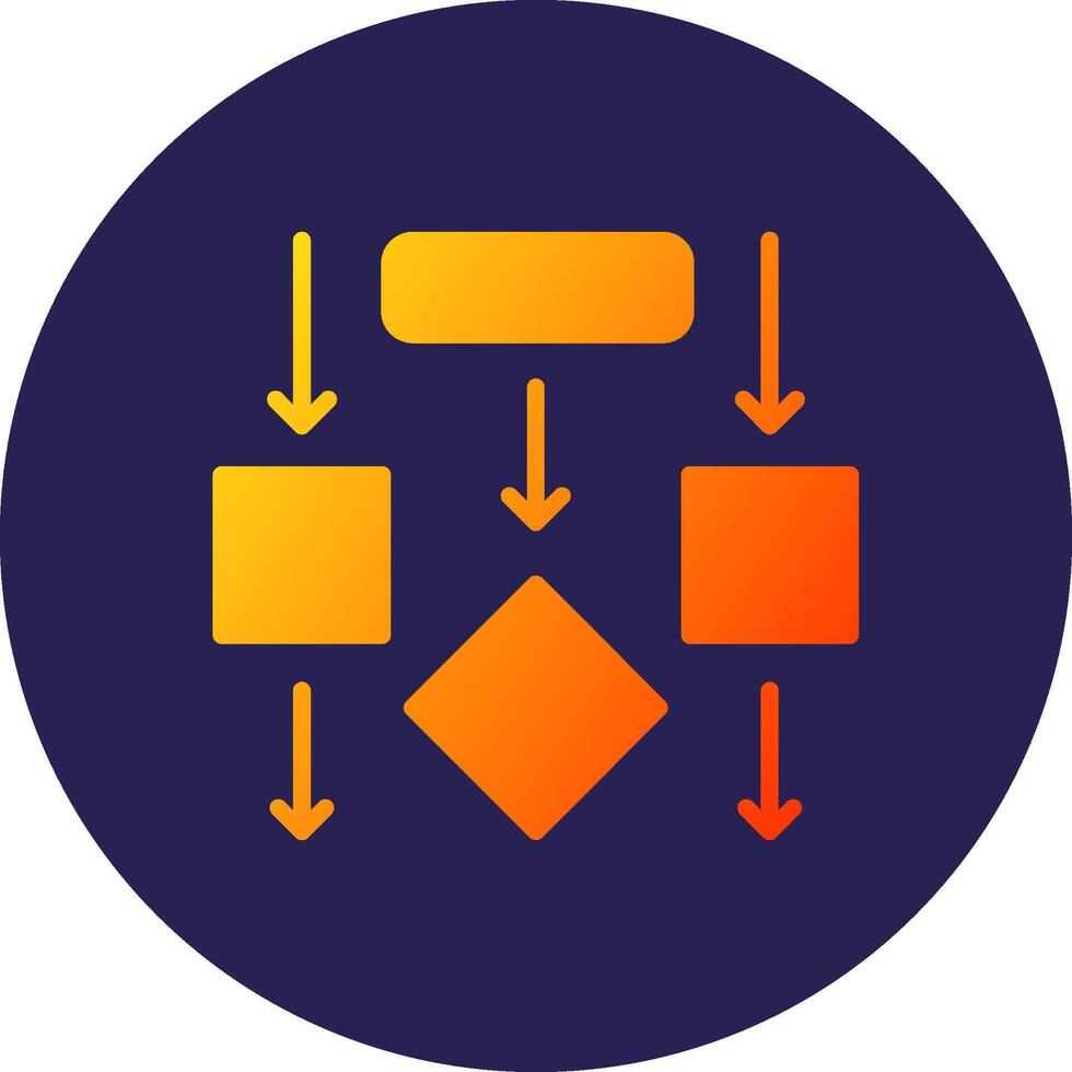 Flow Color Block Style Badge Design vector