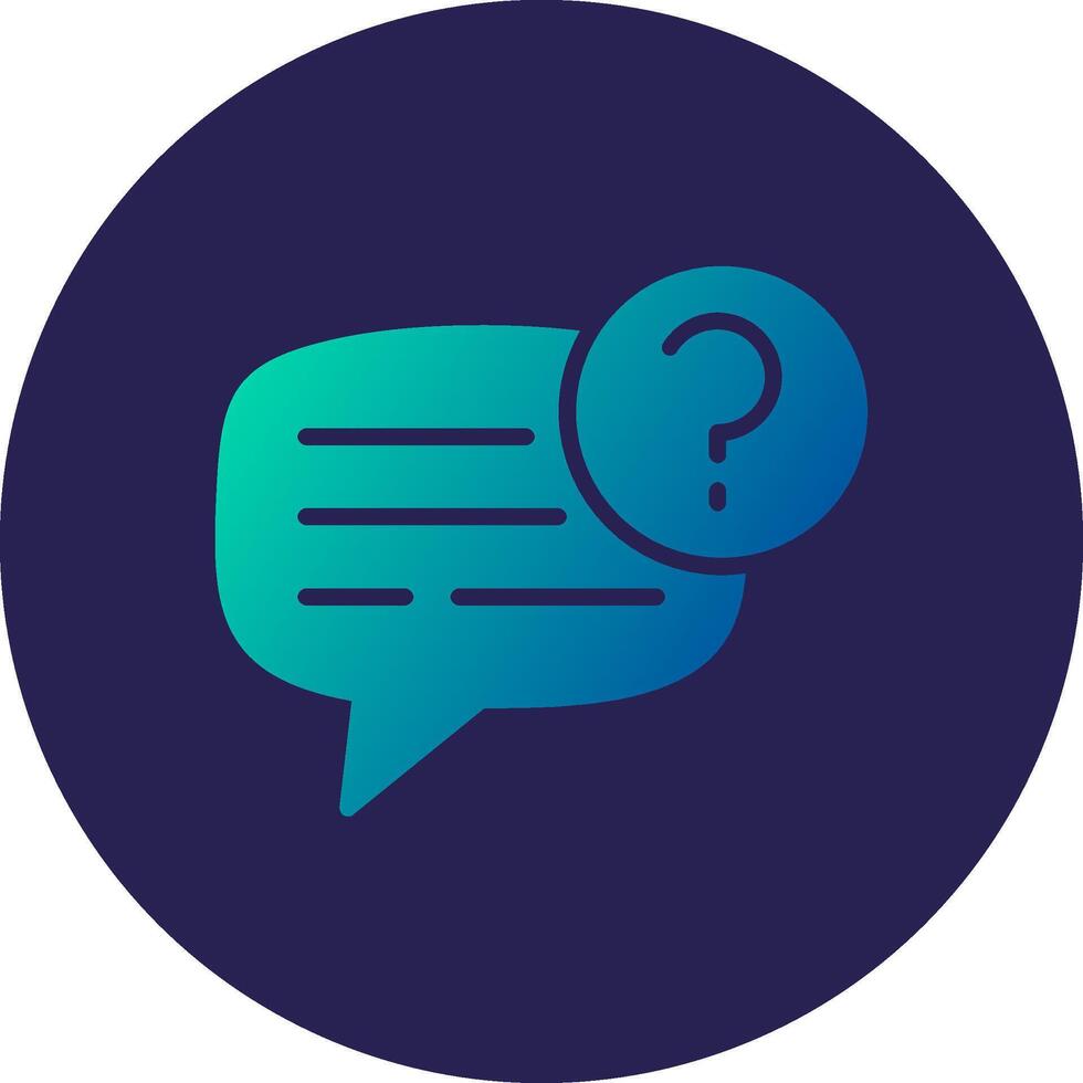 Question Mark Pastel Colored Graphic Object vector