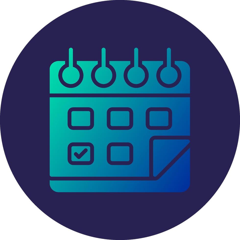 Calendar Futuristic User Interface Graphic Mark vector