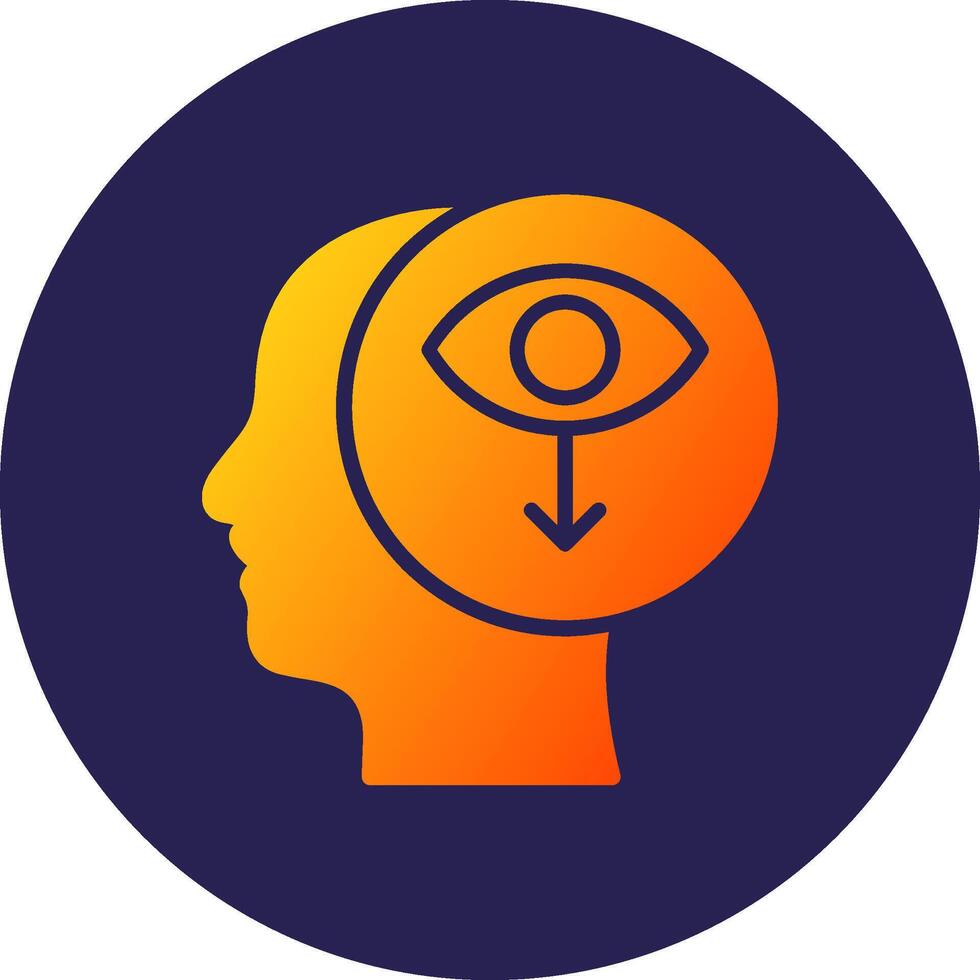 Self awareness Elegant Shaped Symbolic Design Element vector