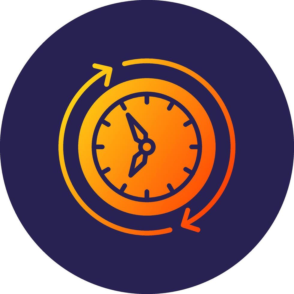 Queue Gradient Style User Interface Element vector