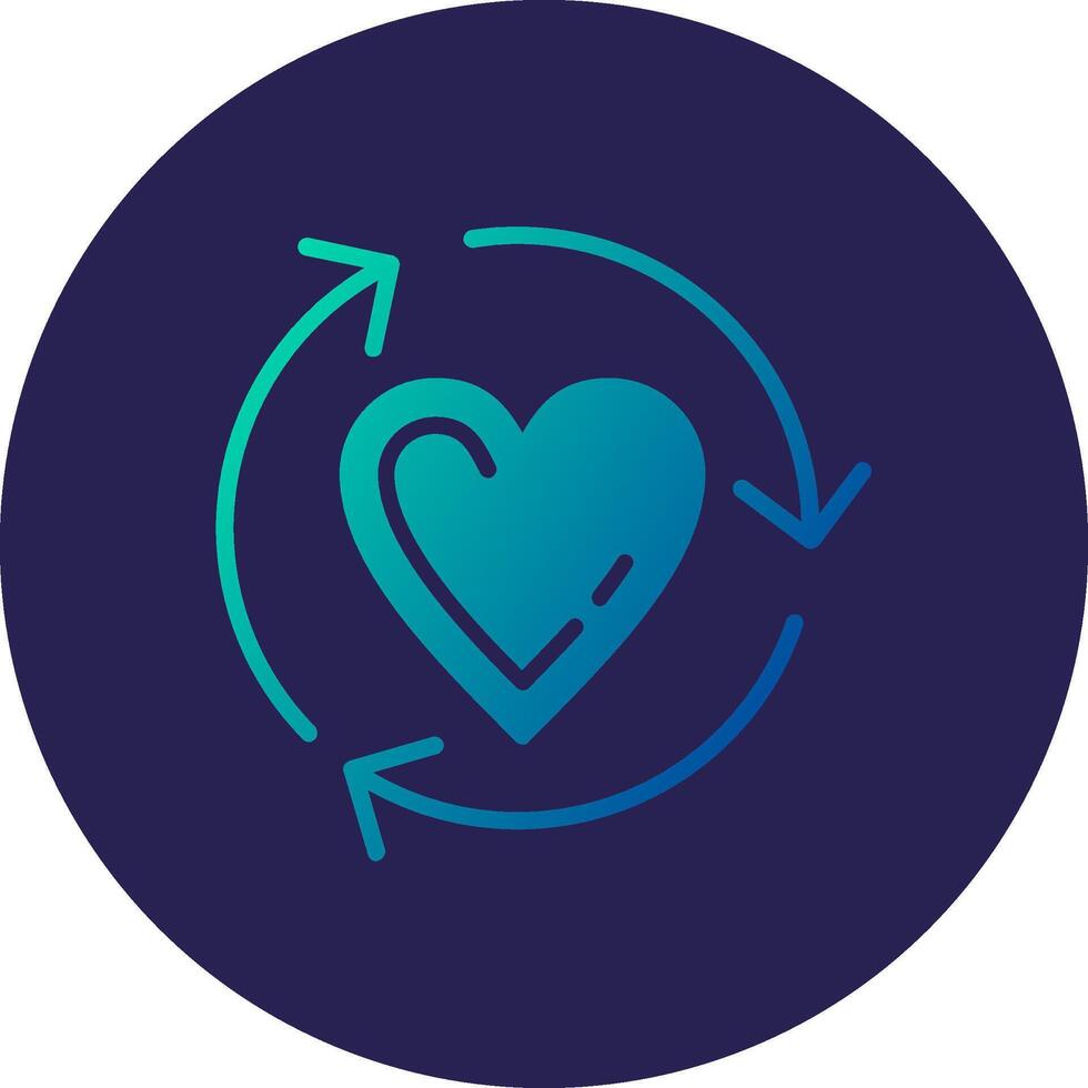 Lifecycle Monochrome Line Based Graphic Symbol vector