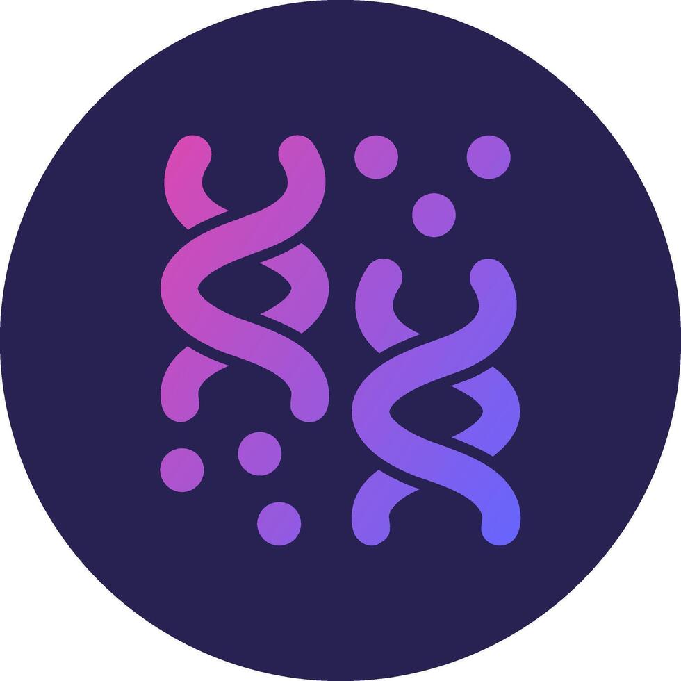 Chromosome Soft Outlined Graphic Style Symbol vector