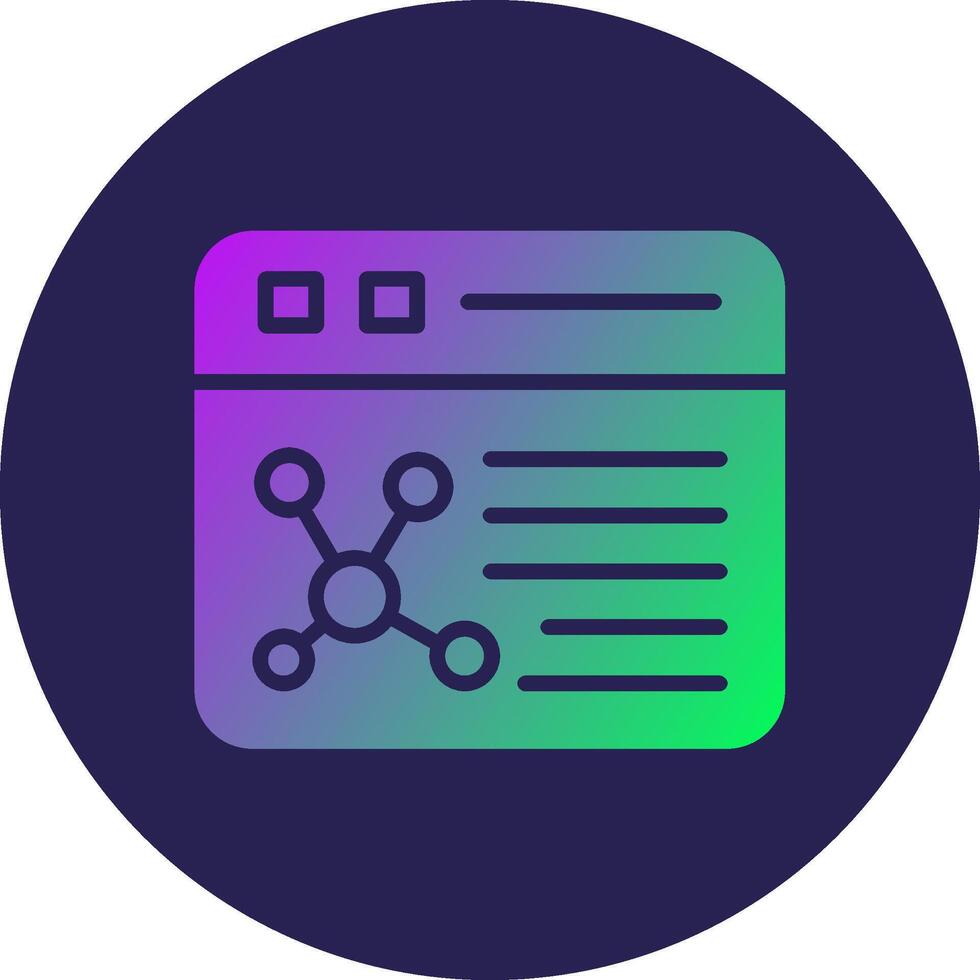 OnLine Two Colour learning Illustrated Concept Based Graphic Design vector