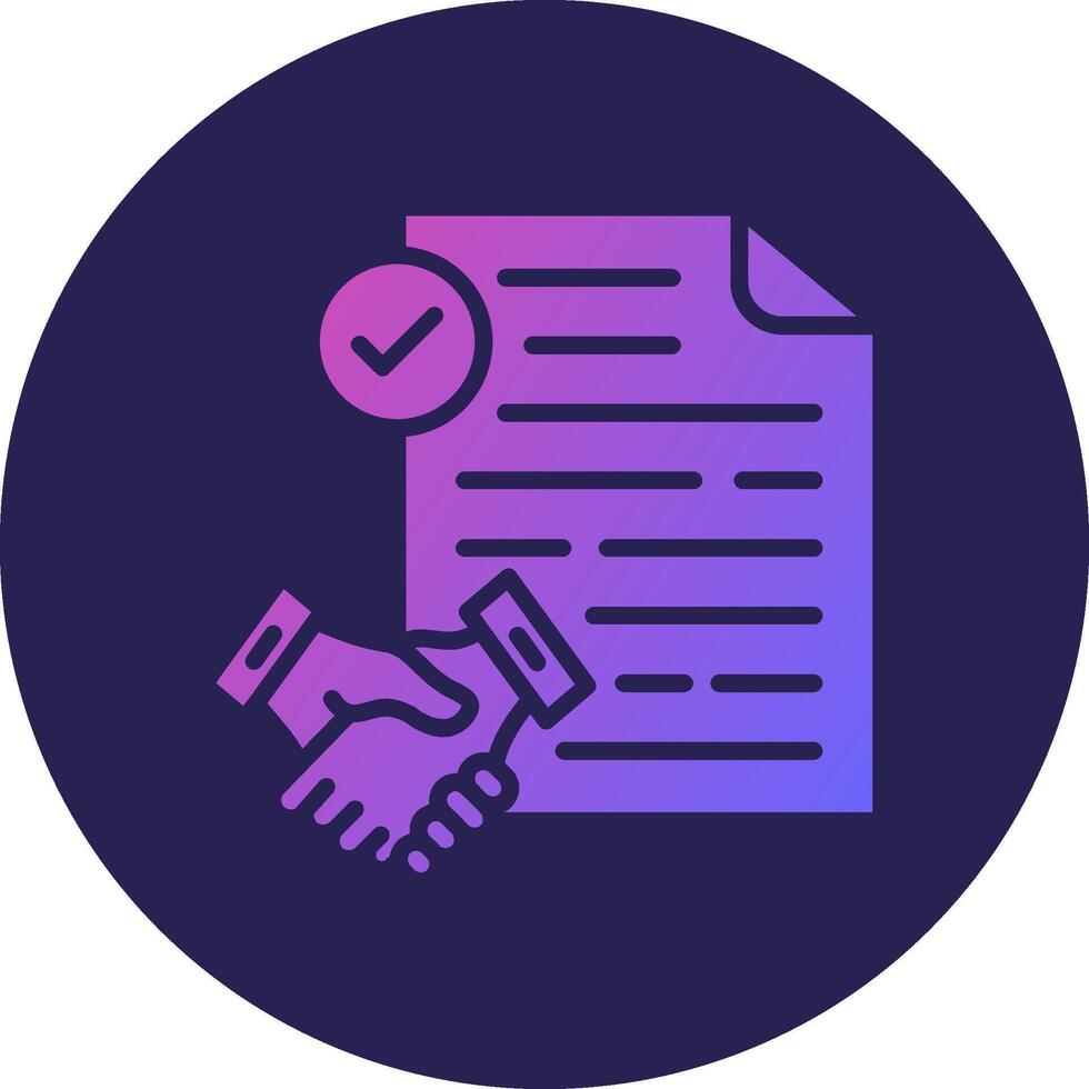 Employment Sharp Lined Graphic Style Mark vector