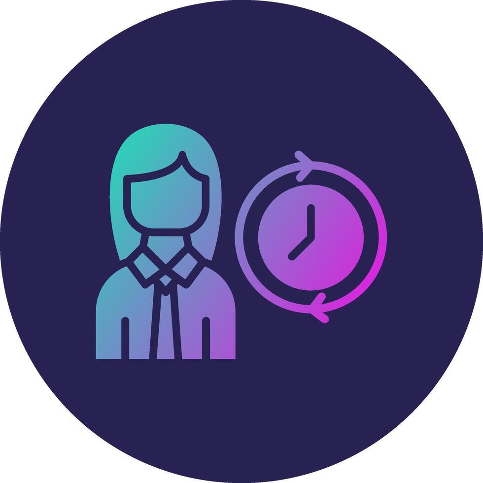 Full time Coded UI Inspired Symbol Design vector