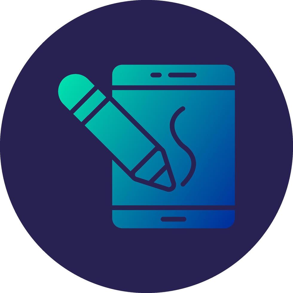 Tablet Creative Sketch Style UI Element vector