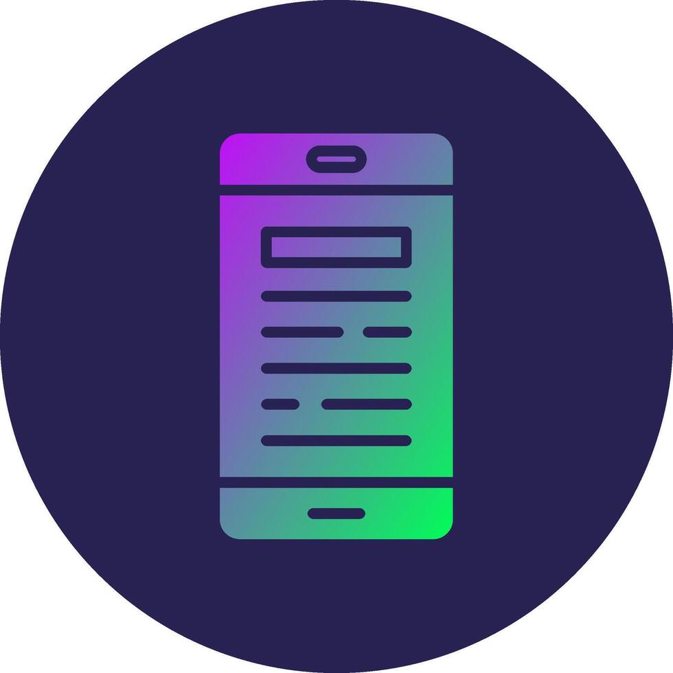 Phone Flat Design Based UI Piece vector